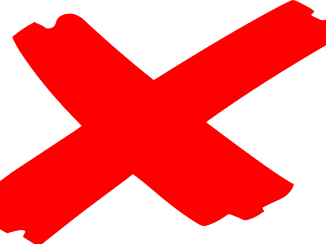 Red X PNG Free Image
