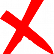 Red X PNG HD Image