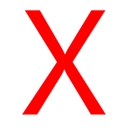 Red X PNG Images