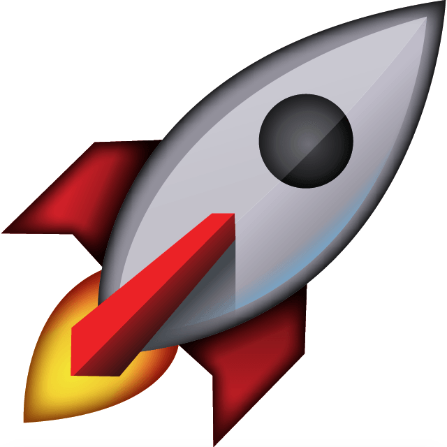 Rocket Emoji PNG File