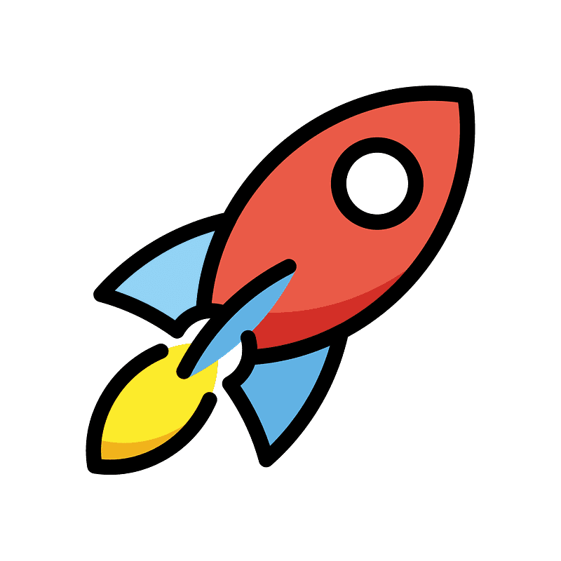 Rocket Emoji PNG Images