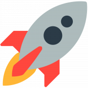 Rocket Emoji PNG Pic