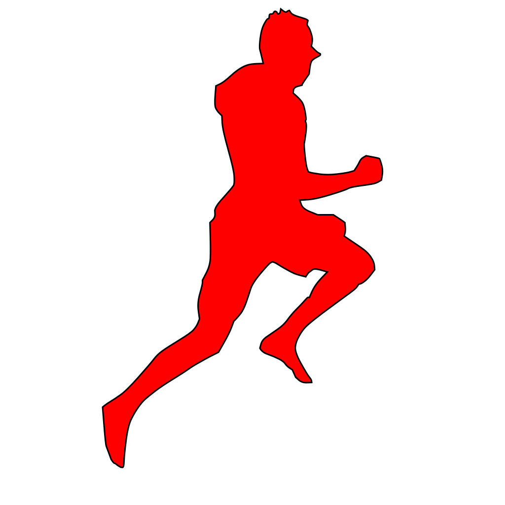 Running Man Animated PNG Clipart