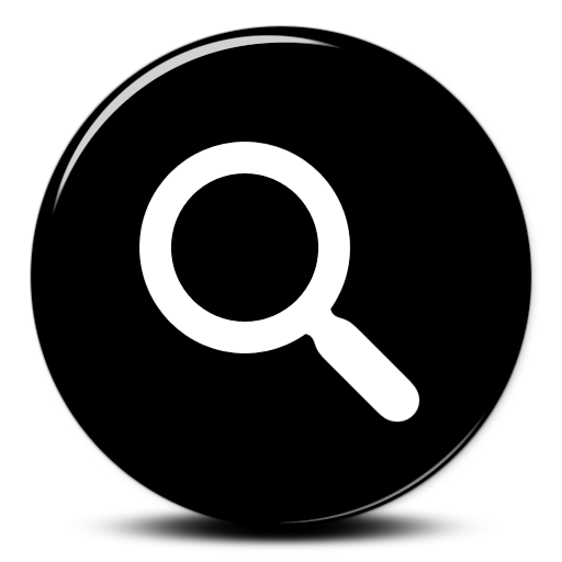 Search Button Black PNG HD Image
