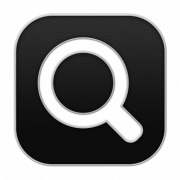 Search Button Black PNG Image File