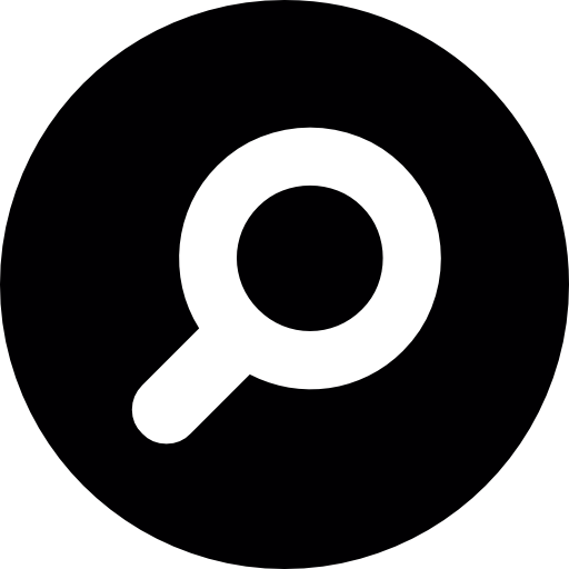 Search Button Black PNG Image HD