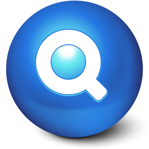 Search Button Blue PNG File
