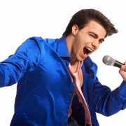 Pic pNG de microphone chantant