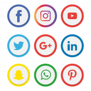 Social Media Logo PNG Clipart