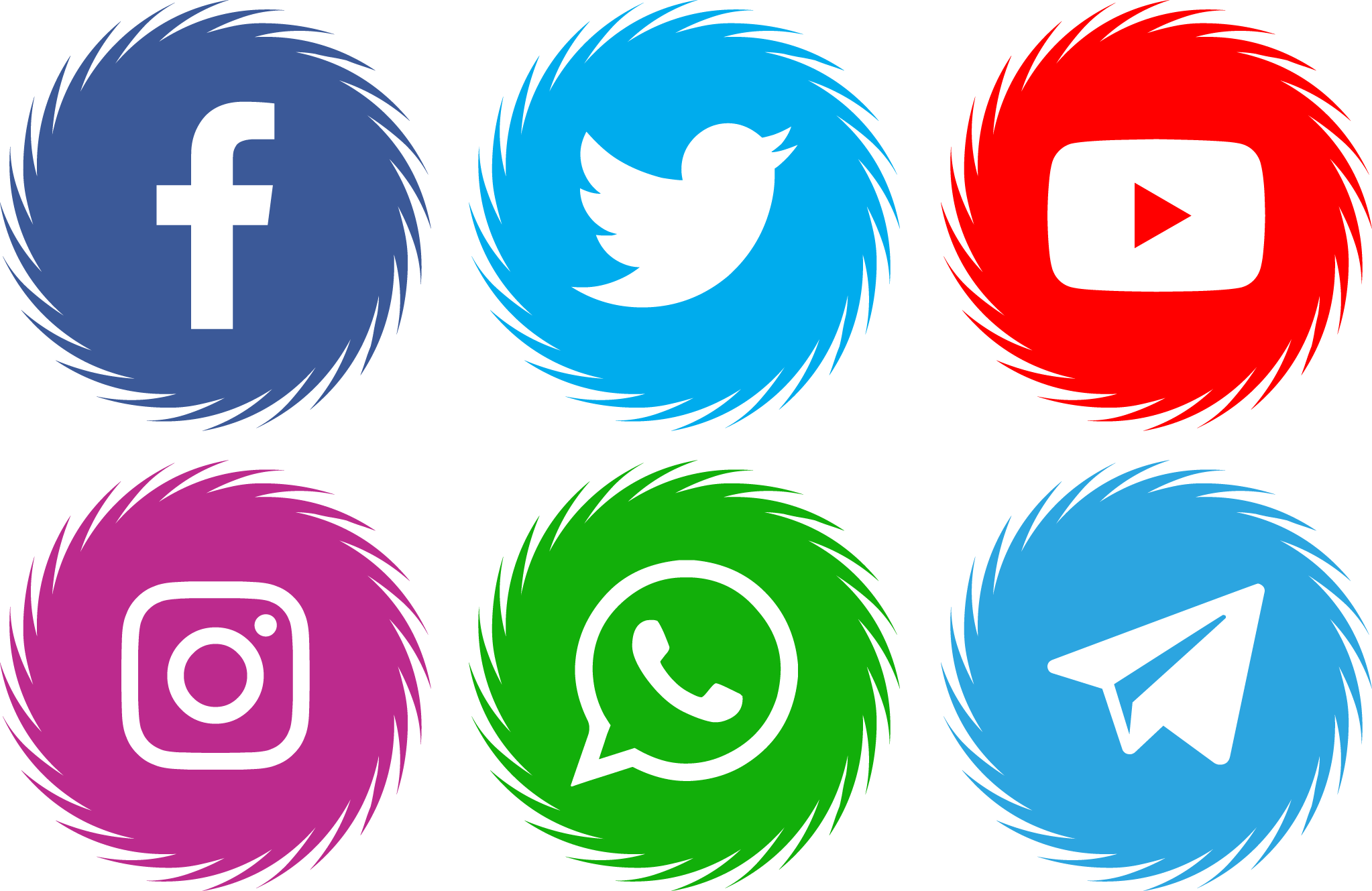 Social Media Logo PNG File