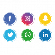 Social Media Logo PNG Image File