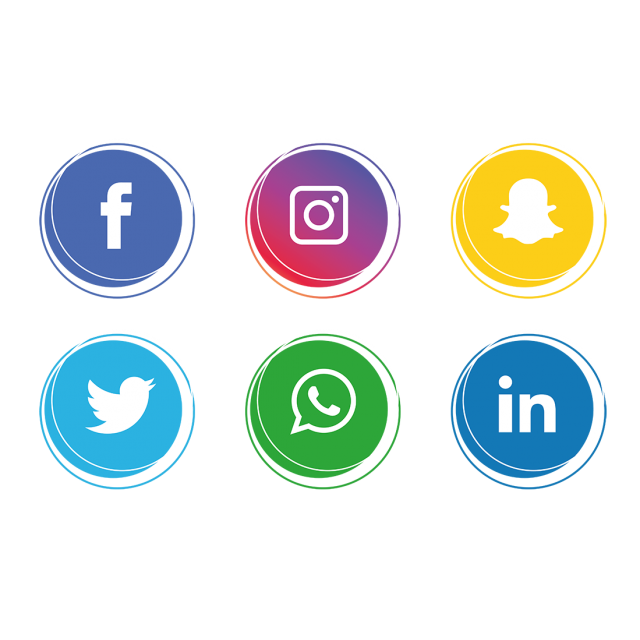 Social Media Logo PNG Image File
