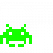 Space Invaders Alien PNG Photo