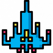 Space Invaders Ship PNG Photo