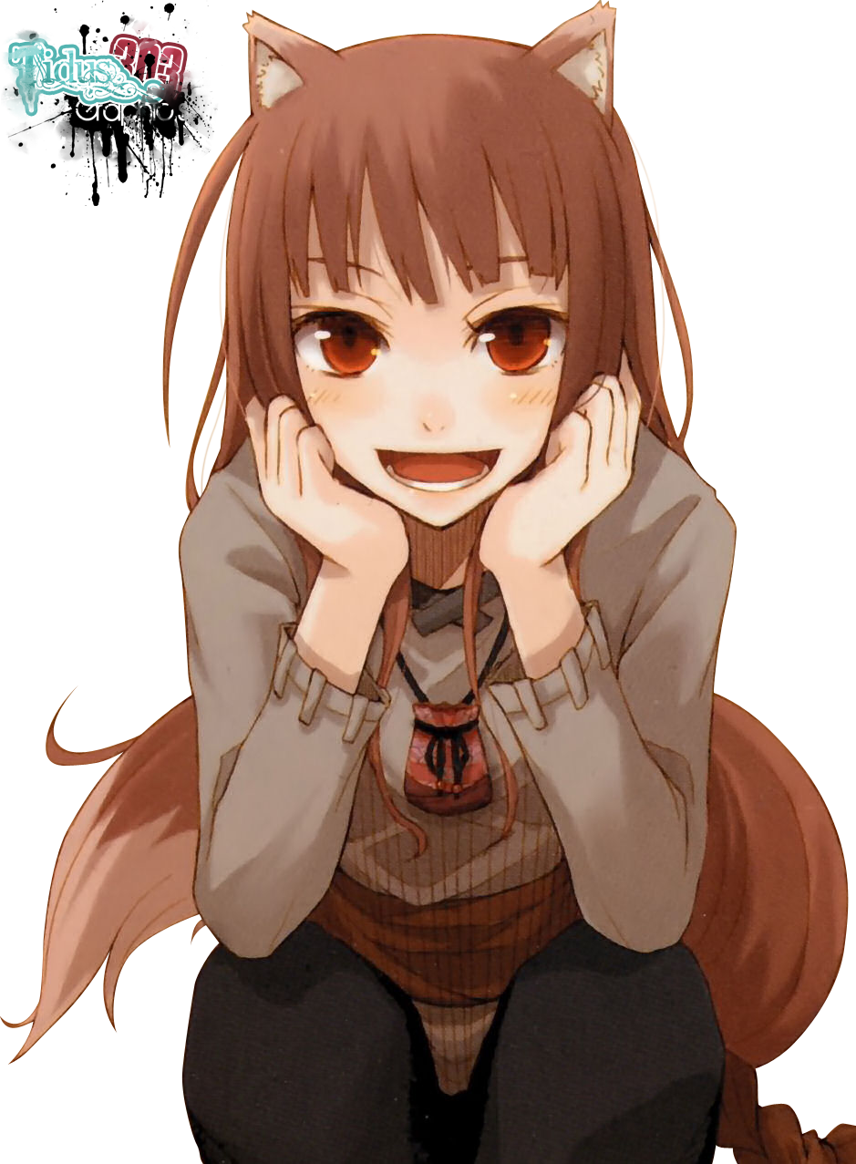 Spice And Wolf Anime PNG File