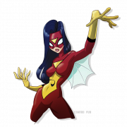 Spider Woman Marvel PNG Clipart