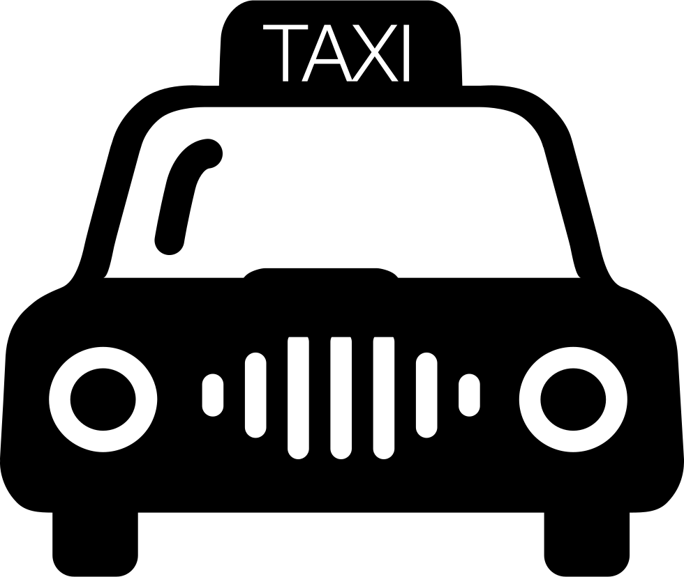Taxi Car PNG Cutout