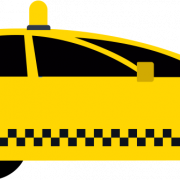 TAXI AMARELO PNG CLIPART