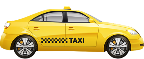 Taxi giallo png immagine hd
