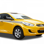 Taxi Yellow PNG Images
