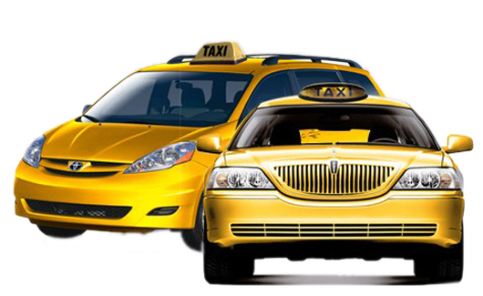 Taxi Yellow Transparent