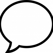 Text Bubble PNG HD Image