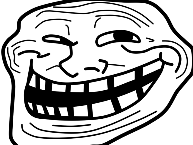 Troll Face Background PNG