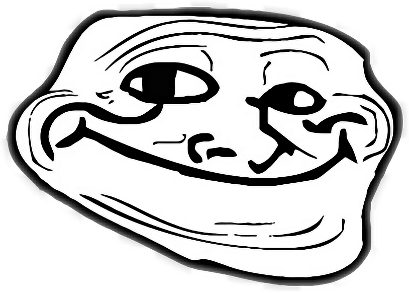 Mouth Closed Troll Face transparent PNG - StickPNG