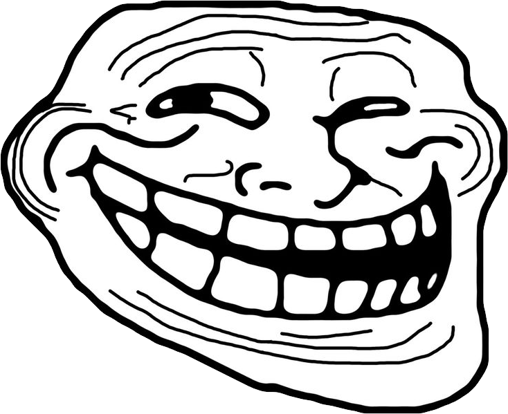 Troll Face PNG Free Image