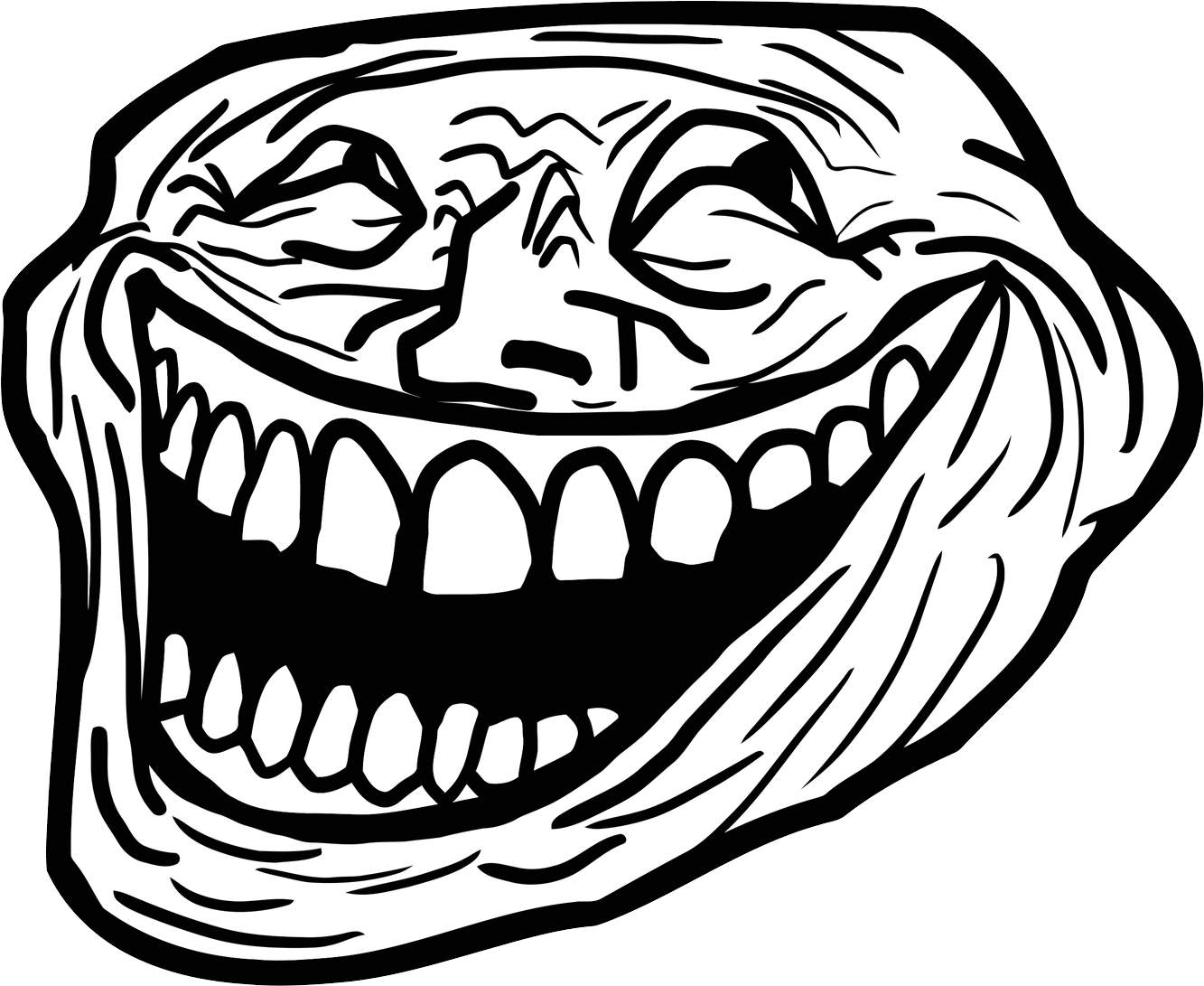 Troll Face PNG Photo