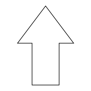 White Arrow PNG File