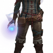 Witcher Girl PNG -bestand