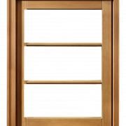 Design della finestra in legno PNG