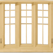 Wood Window Design PNG Cutout