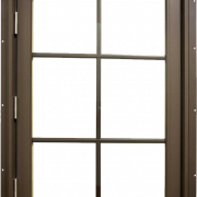 Imagem PNG de design de janelas de madeira