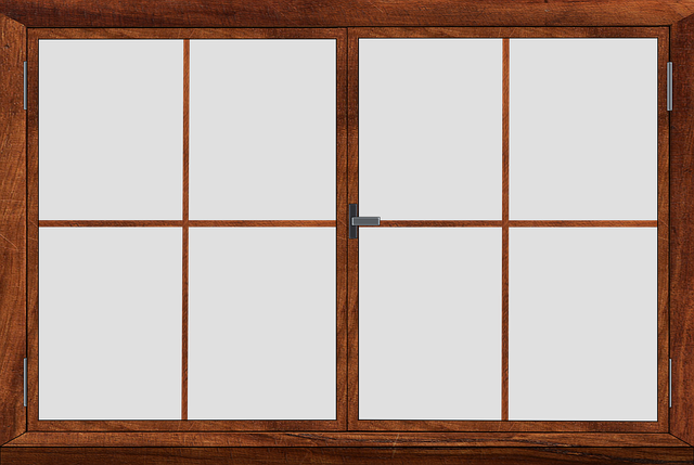 Wood Window Design PNG Pic