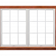 Archivo PNG de ventana de madera