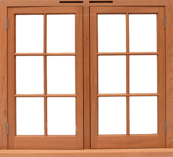 Wood Window Transparent