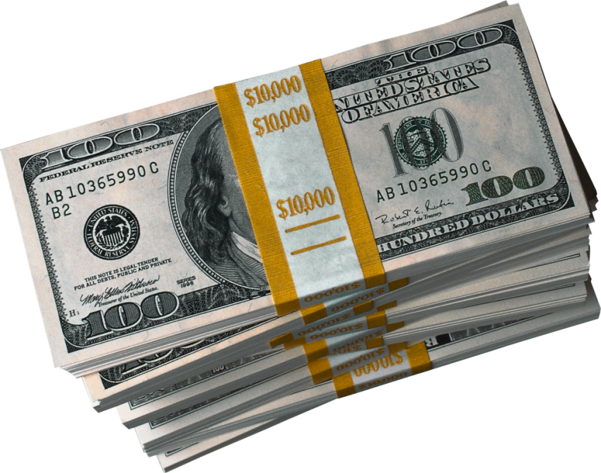 100 Dollar Bill PNG Images