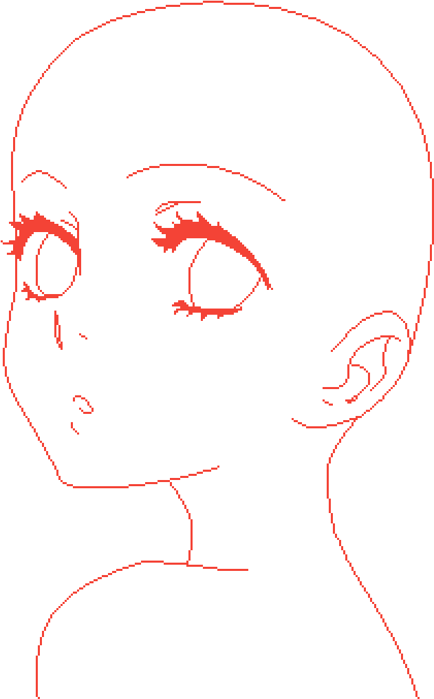 How To Draw An Anime Face Side View From The A  Drawing  1084x1084 PNG  Download  PNGkit