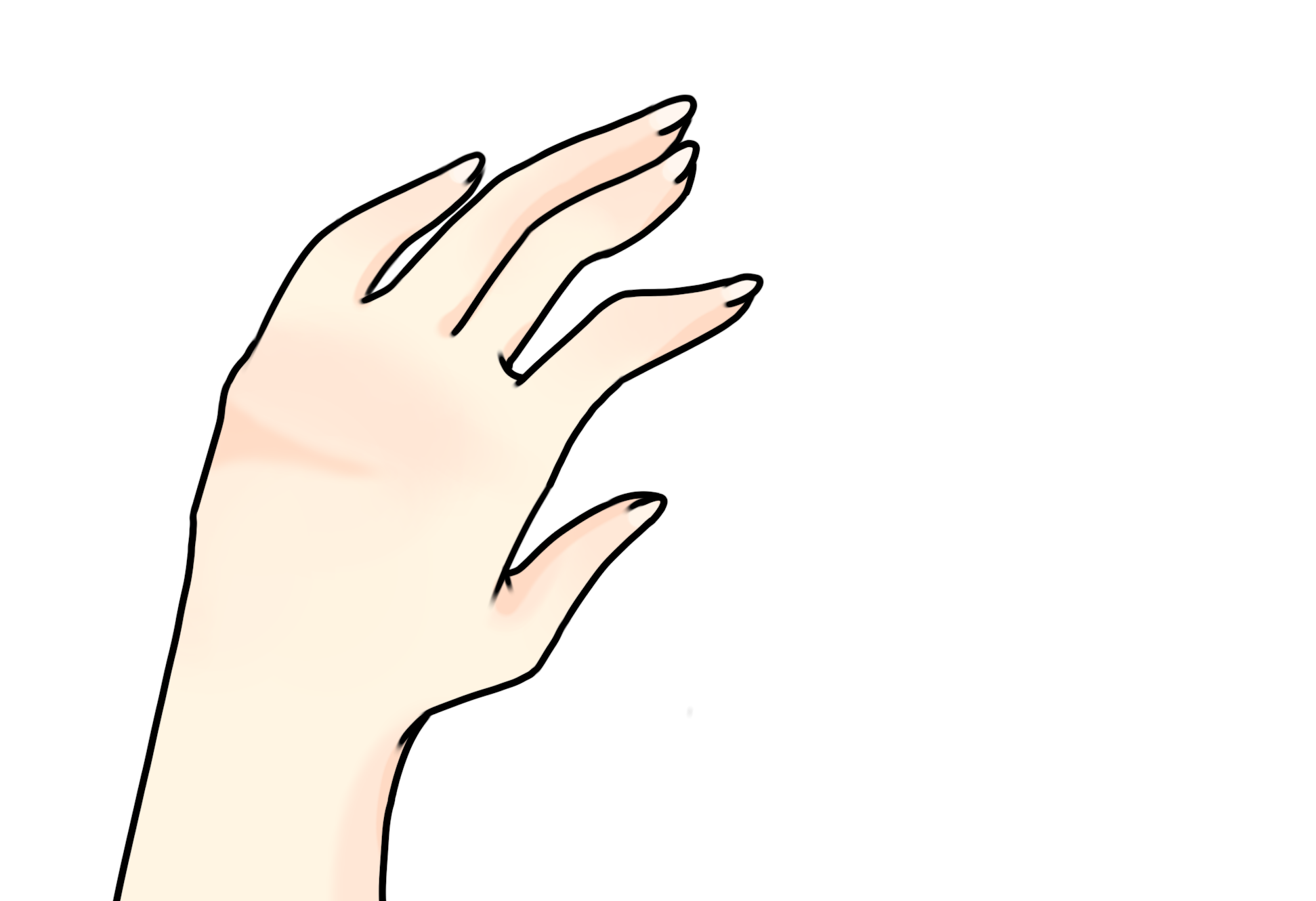 Anime Hand PNG Picture