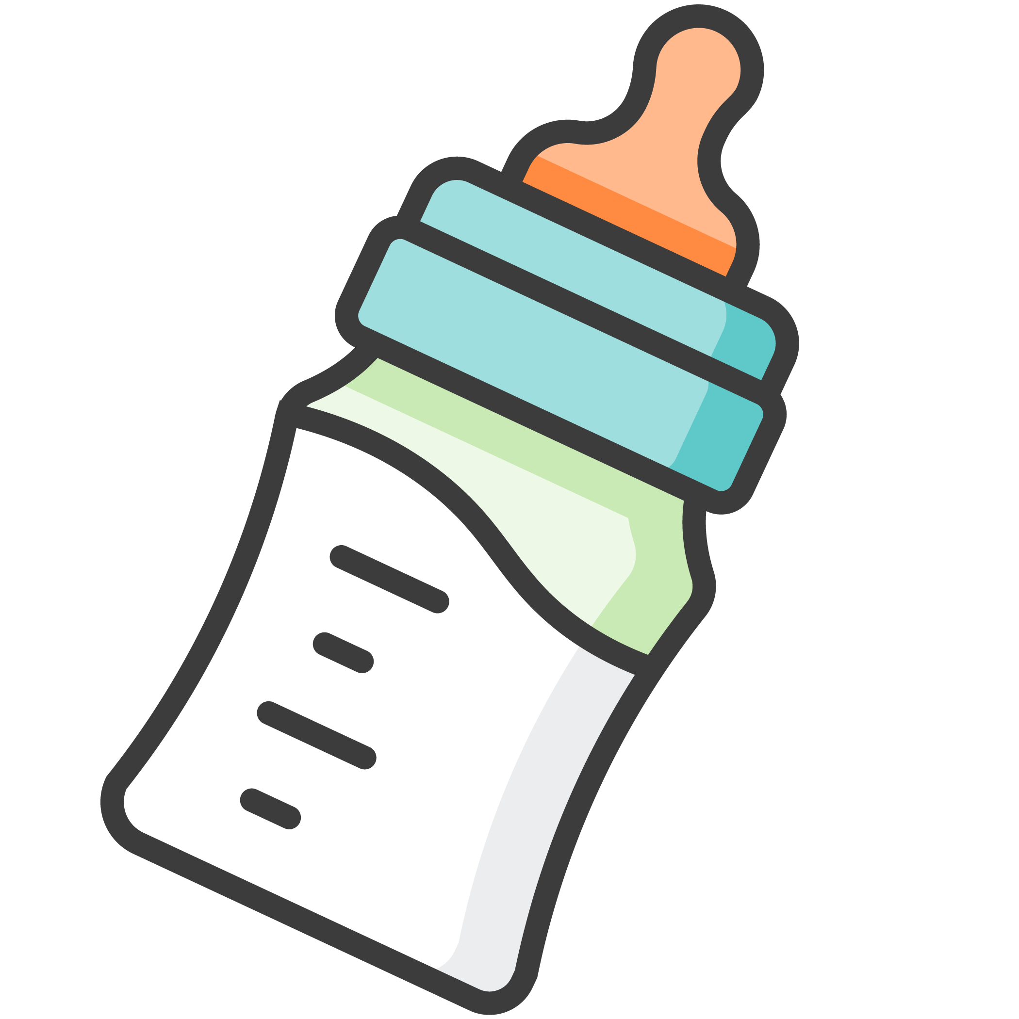 Baby Bottle PNG Free Image