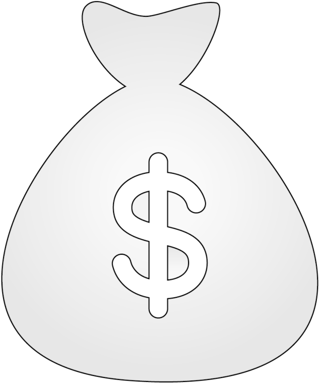 Bag Of Money PNG Image File