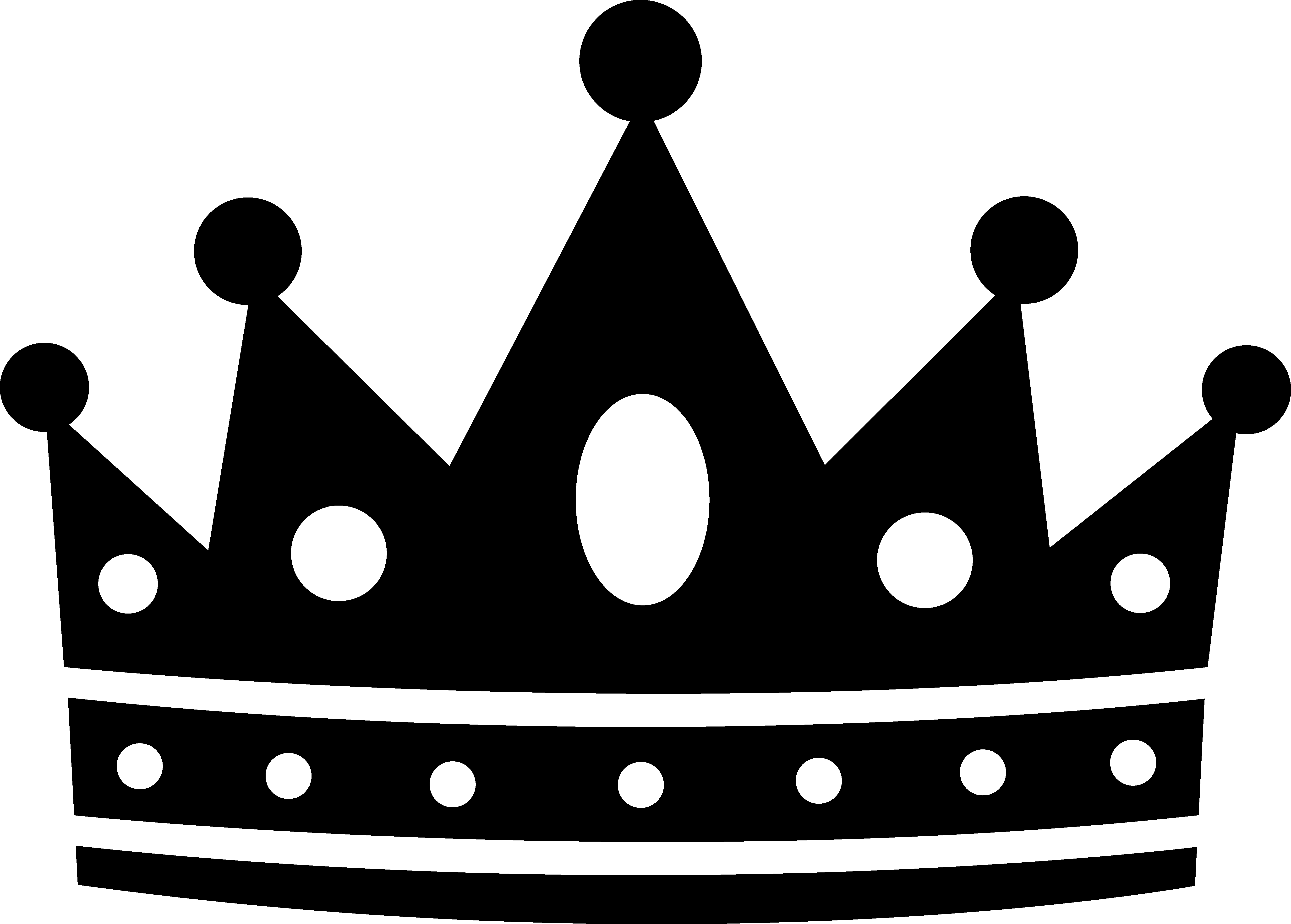 Black Crown PNG Clipart