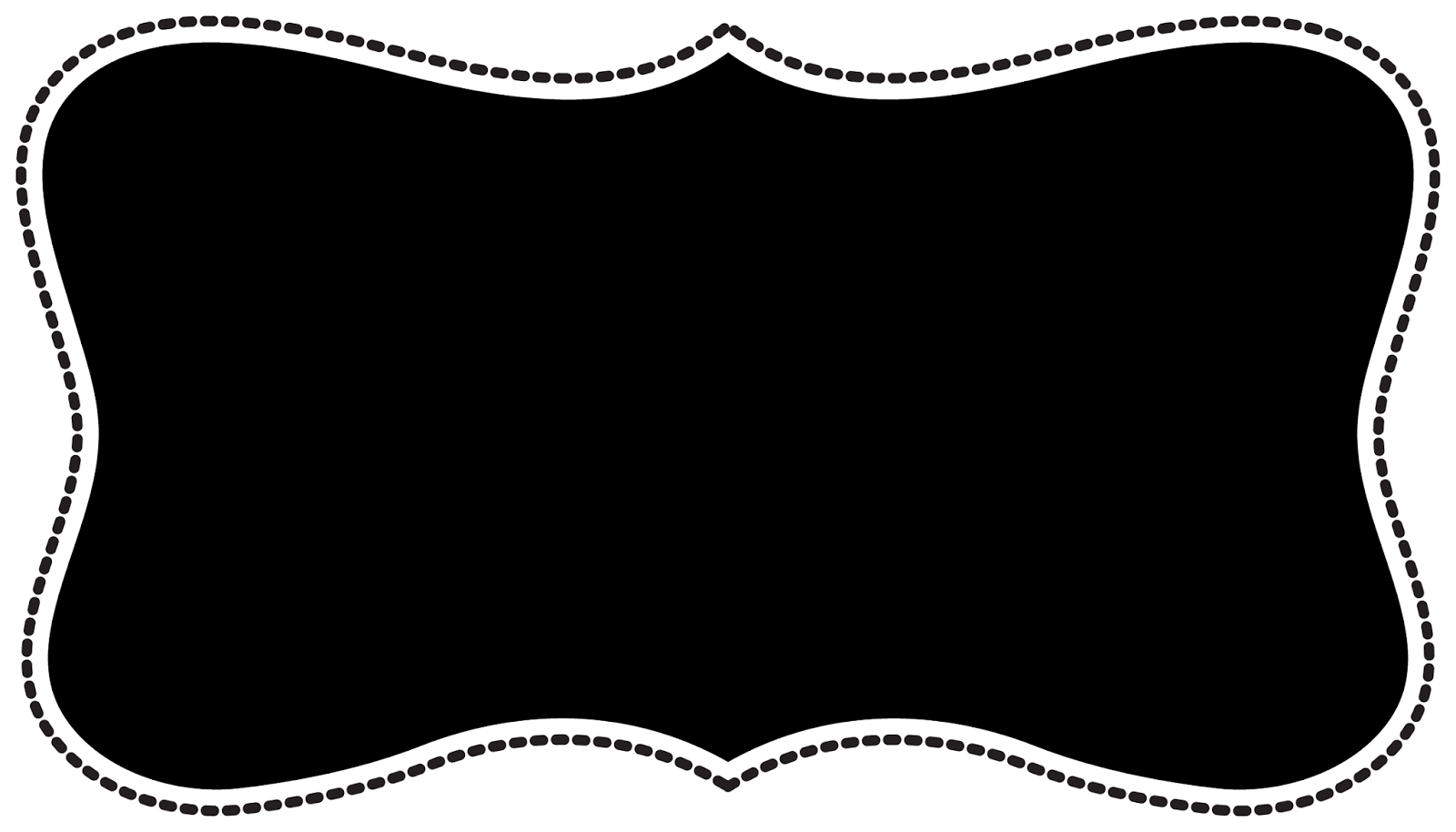 Black Frame PNG Cutout
