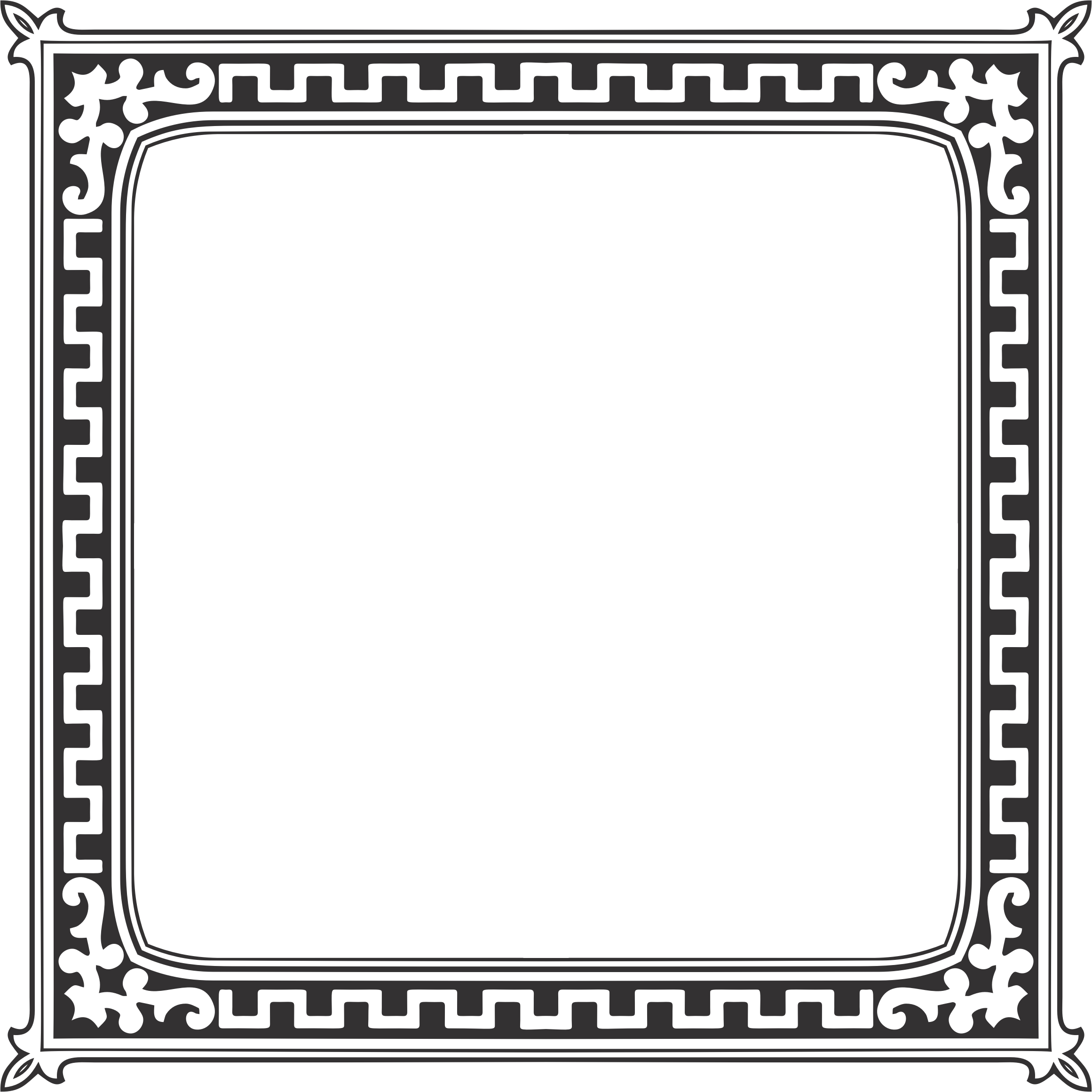 Black Frame PNG Free Image