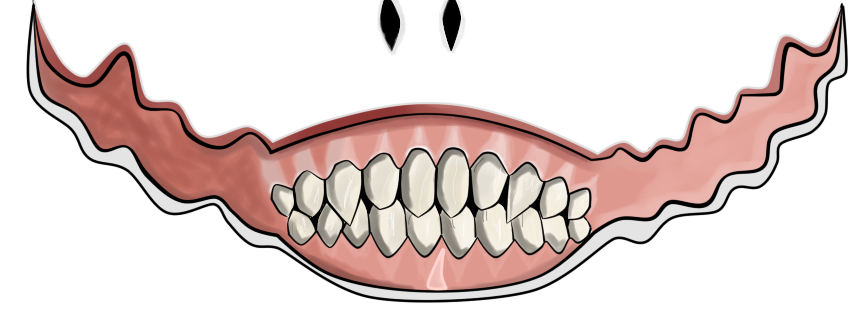 Creepy Smile PNG Picture