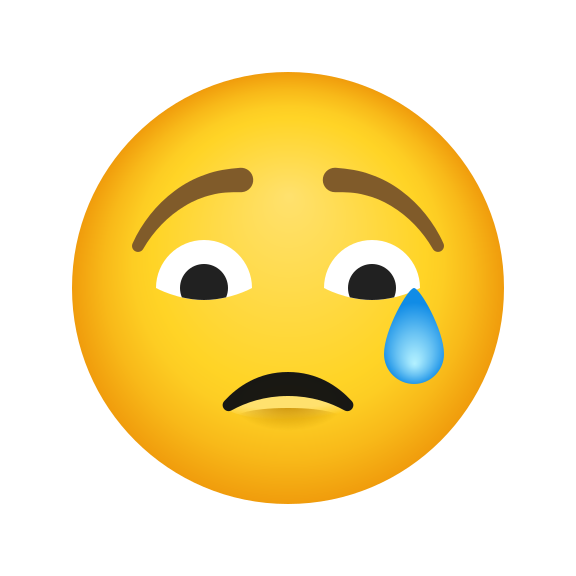 Crying Emoji PNG Background