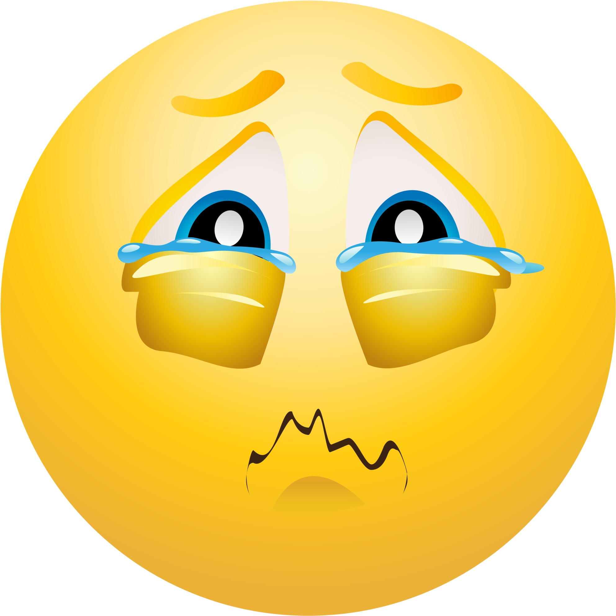 Crying Emoji PNG Clipart