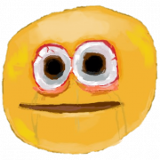 Cursed Emoji PNG Cutout